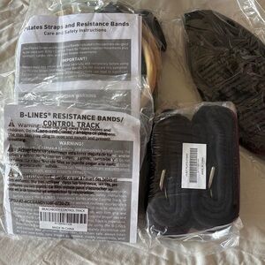 Beachbody Black Resistance Bands Set Belle Vital Pilates band kit with ball